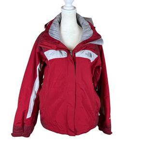 Womens North Face AHVC Red/White Hyvent Liner, Jacket & Hood! Size M